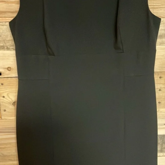 Ann Taylor Factory Size 10 Elegant Black Form Fitted Midi Dress - Picture 5 of 10